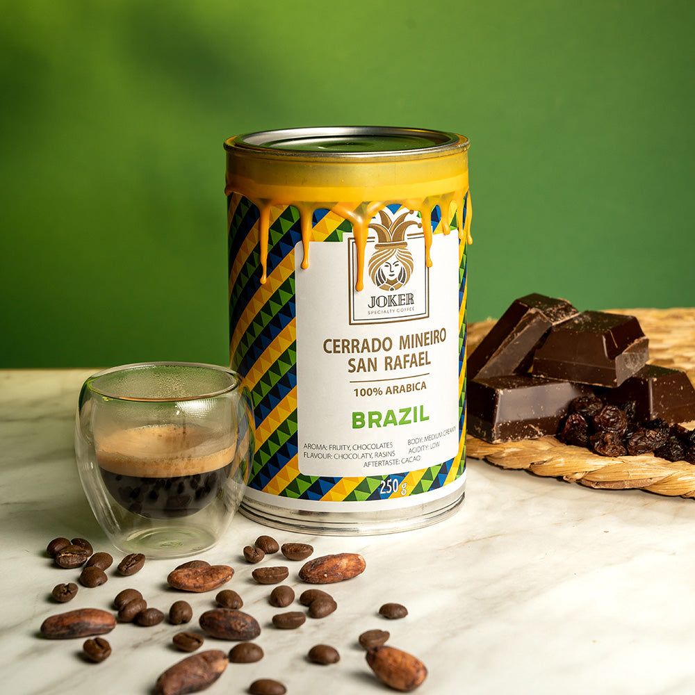 Селекция Brasil Cerrado Mineiro San Rafael + Colombia Supremo 17/18 (500 гр.)