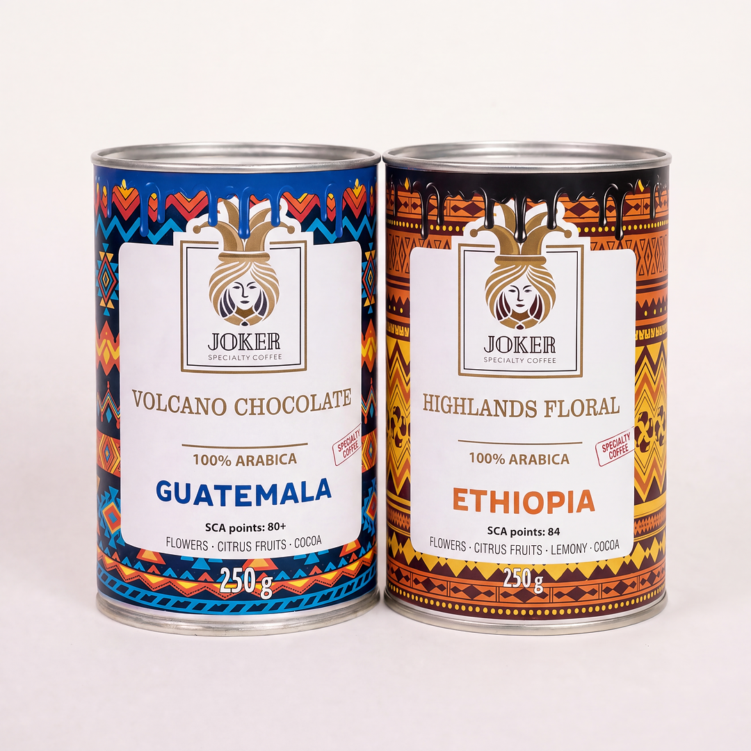 Селекция Ethiopia Highlands Floral + Guatemala Volcano Chocolate (500гр.)