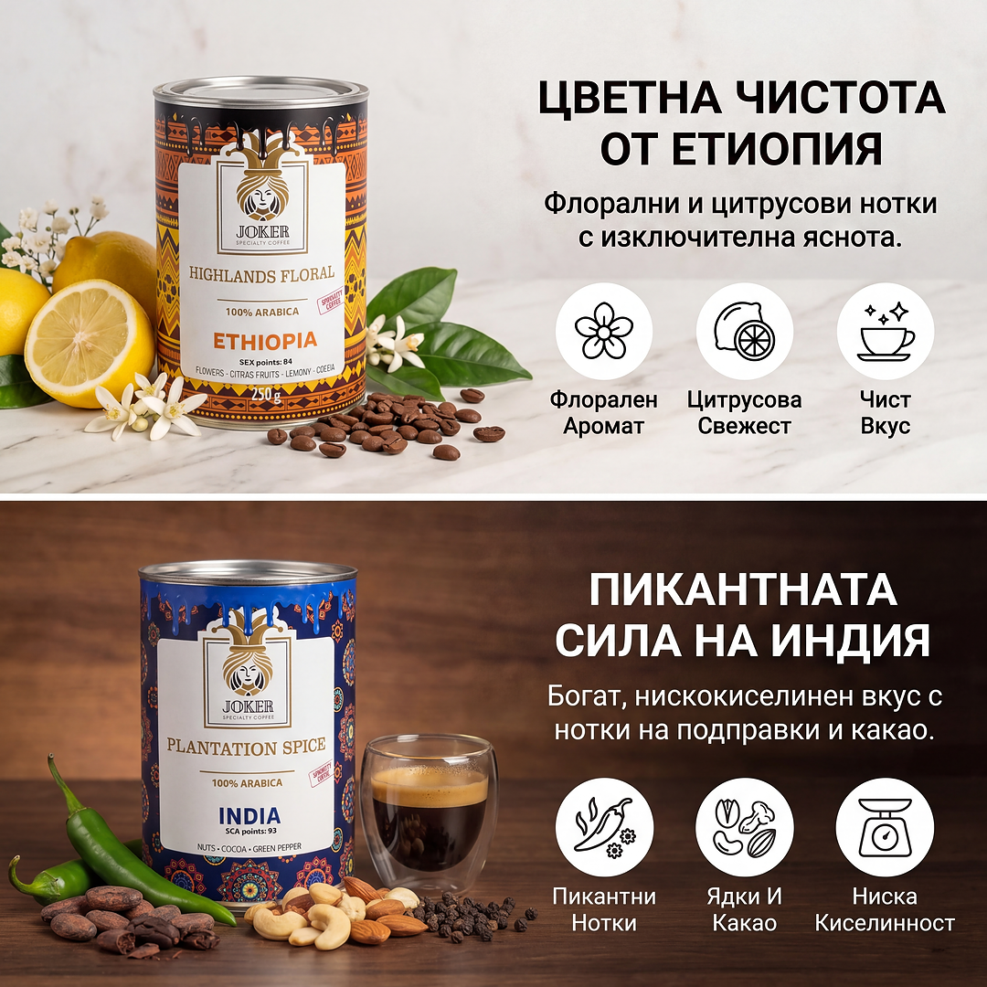 Селекция India Mysore Nuggets Extra Bold + Ethiopia Sase Rodoo (500 гр.)